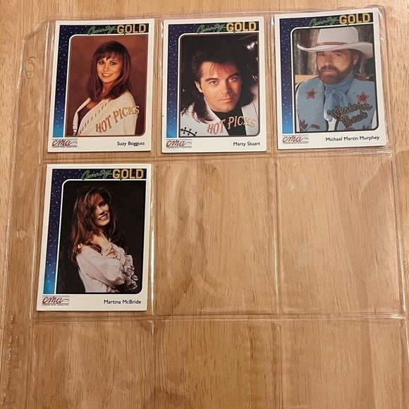 Vintage 1992 CMA Country Gold Sterling Trading Cards. - Picture 9 of 12